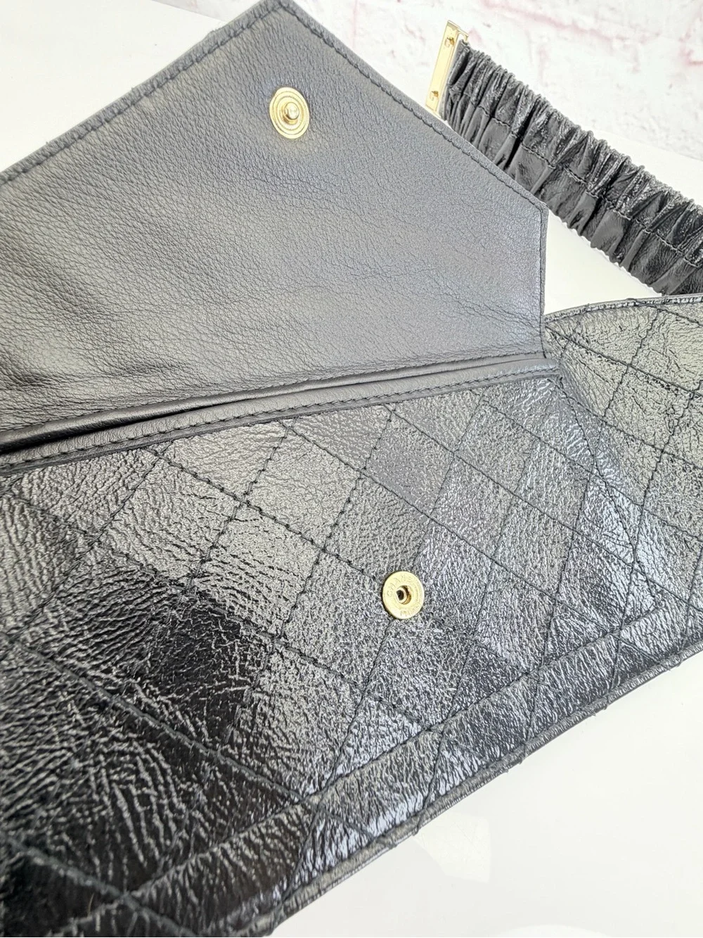 CHANEL 2025 Black Quilted Leather Waist Belt Bag with CC Logo